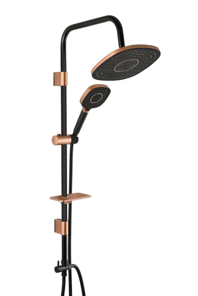Coral Bronz Black Tall Sistem Duş Seti ürün görseli 1