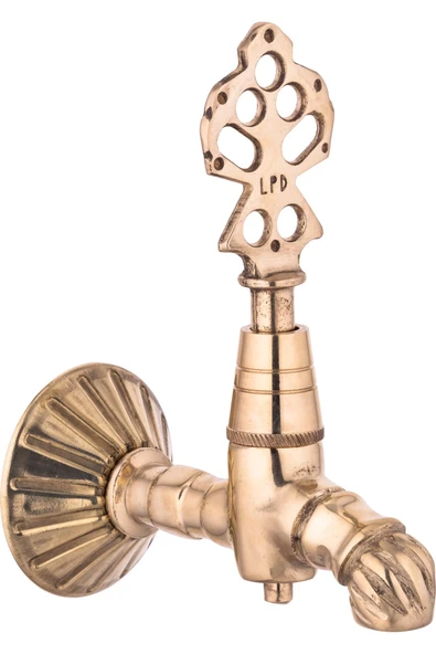Gold Kurna Musluğu Osmanlı Musluğu Hamam Musluğu Komple Pirinç ürün görseli 1