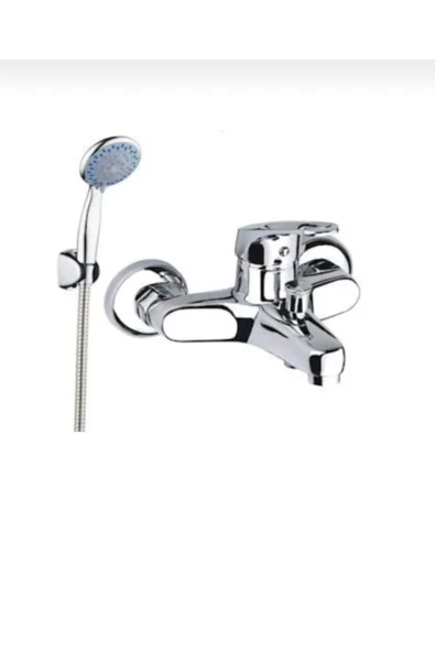 Banyo Bataryası Ve Duş Seti Başlık Dahil Komple Set Pirinç Banyo Armatürü ürün görseli 1