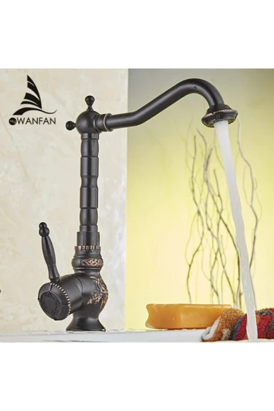 Mutfak Evye Banyo Lavabo Bataryası Antik Siyah Yeni 5 Yıl Garantili ürün görseli 1