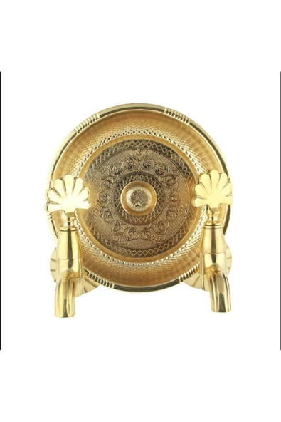 Kurna Musluğu Gold Hamam Muslukları Hamam Tası Dahil Set Altın Kurna Bataryası ürün görseli 1