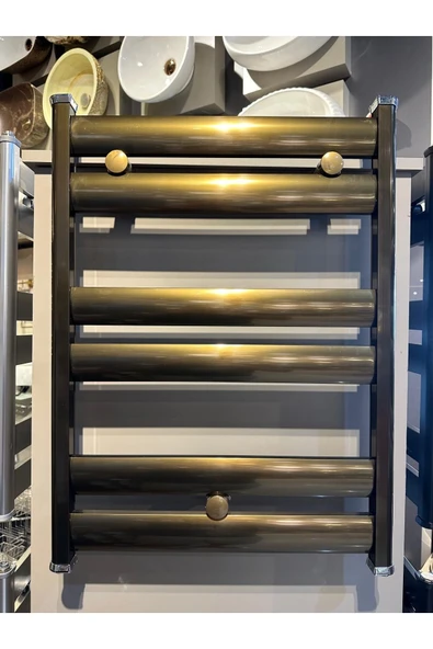 Antik Gold Havlupan Eskitme Havlupan Vanalar Dahil Set 50 70 Ölçü Banyo Havlupan ürün görseli 1