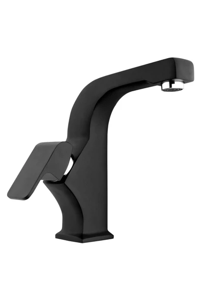 Siyah Lavabo Bataryası Siyah Lavabo Musluğu Modern Tasarım Pirinç ürün görseli 1