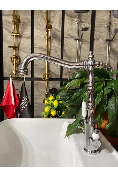 Zen Design Rustik Arıtmalı Mutfak Bataryası 3 Yollu Evye Musluğu Arıtmalı Batarya ürün görseli 1