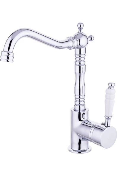 Lavabo Bataryası Rustik Batarya Banyo Musluğu Pirinç Vintage Zen Design Lavabo Musluğu ürün görseli 1
