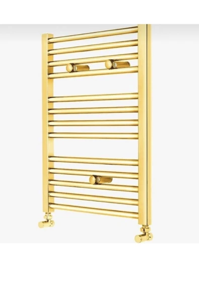 Gold Havlupan Gold Radyatör Altın Havlupan 50 70 Vanalar Dahil Komple Set Banyo Radyatör ürün görseli 1