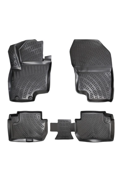 Mitsubishi Outlander 2008 Araca Özel Tasarım 3D Havuzlu Paspas ürün görseli 1