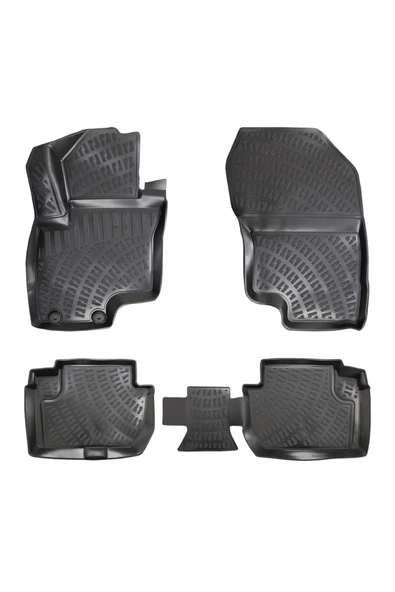 Mitsubishi Outlander 2014 Uyumlu  Araca Özel Tasarım 3D Havuzlu Paspas ürün görseli 1
