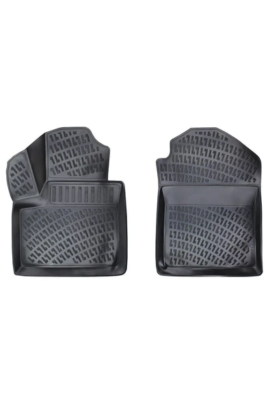 Ford Connect PANELVAN (2 Parça) 2012 Araca Özel Tasarım 3D Havuzlu Paspas ürün görseli 1