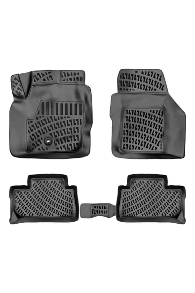 Land Rover Freelander 2 2007 Araca Özel Tasarım 3D Havuzlu Paspas ürün görseli 1