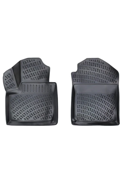 Ford Connect PANELVAN (2 Parça) 2008 Araca Özel Tasarım 3D Havuzlu Paspas ürün görseli 1