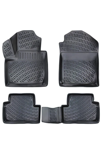 Ford Connect 2008 Araca Özel Tasarım 3D Havuzlu Paspas ürün görseli 1