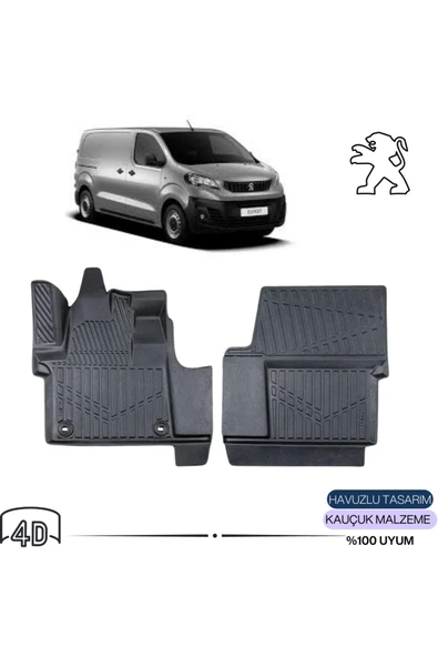 PEUGEOT EXPERT PANELVAN 2018 4D Havuzlu Paspas ürün görseli 1