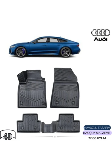 AUDİ A7 2020 4D Havuzlu Paspas ürün görseli 1