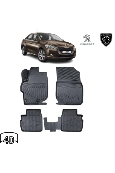 PEUGEOT 301 2019 4D Havuzlu Paspas ürün görseli 1