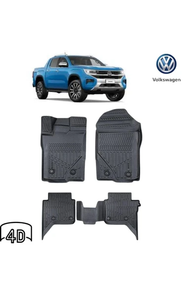 VOLKSWAGEN AMAROK 2024 4D Havuzlu Paspas ürün görseli 1