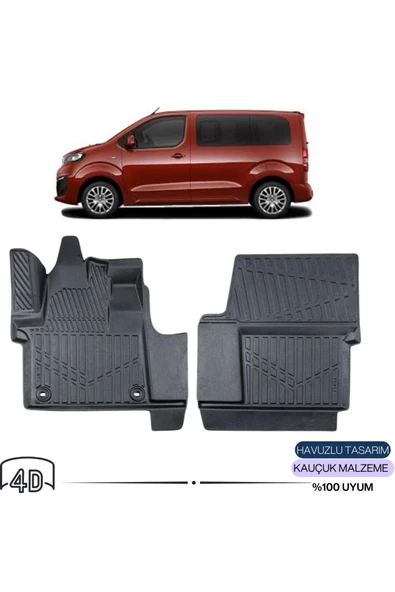 PEUGEOT EXPERT TRAVELLER 2019 4D Havuzlu Paspas ürün görseli 1