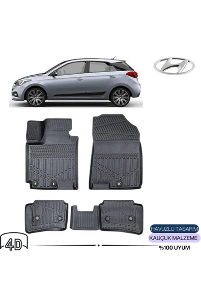 HYUNDAİ İ20 2015 4D Havuzlu Paspas ürün görseli 1