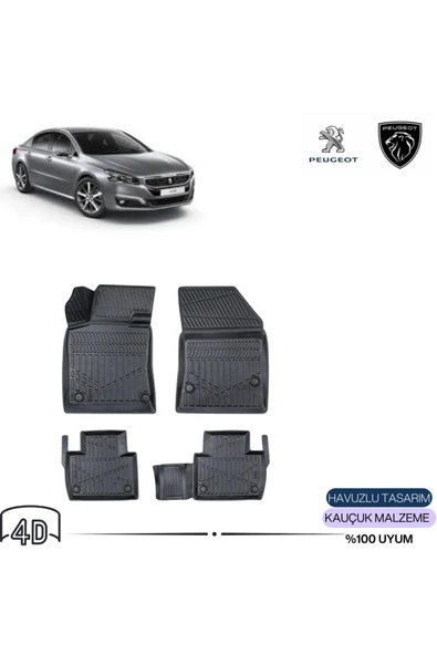 PEUGEOT 508 2020 4D Havuzlu Paspas ürün görseli 1