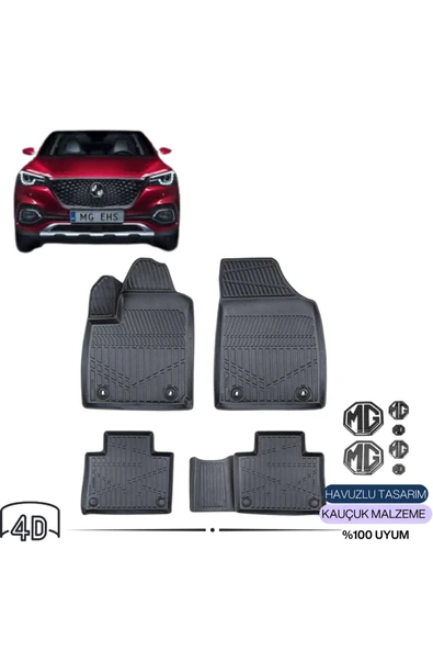 MG HS ELEKTRİKLİ 2019 4D Havuzlu Paspas ürün görseli 1