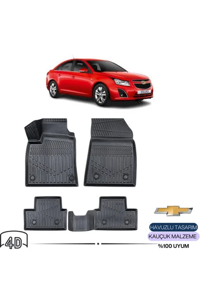 CHEVROLET CRUZE 2013 4D Havuzlu Paspas ürün görseli 1