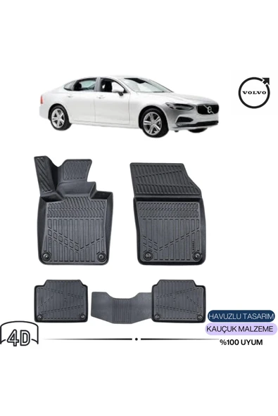 VOLVO S90 2020 4D Havuzlu Paspas ürün görseli 1
