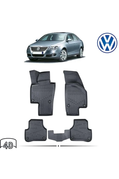 VOLKSWAGEN PASSAT B6 2005 4D Havuzlu Paspas ürün görseli 1