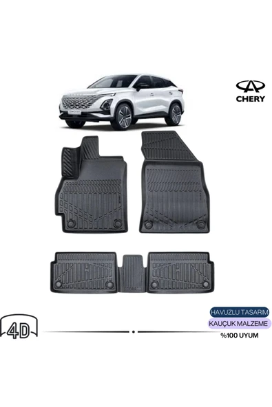 CHERY OMODA 5 2024 4D Havuzlu Paspas ürün görseli 1