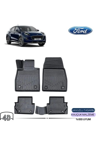 FORD PUMA 2019   4D Havuzlu Paspas ürün görseli 1