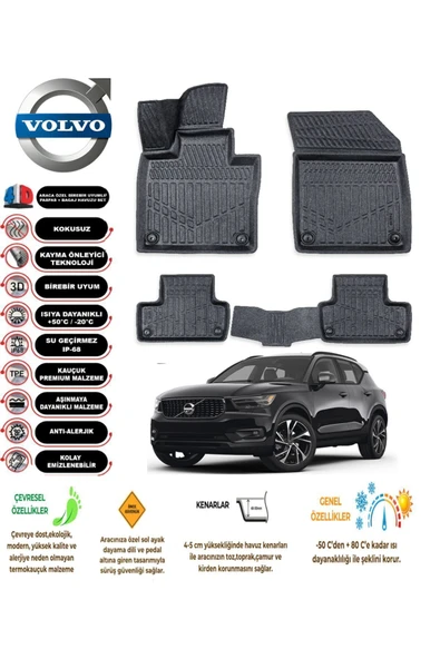 VOLVO XC40 2021 4D Havuzlu Paspas ürün görseli 1