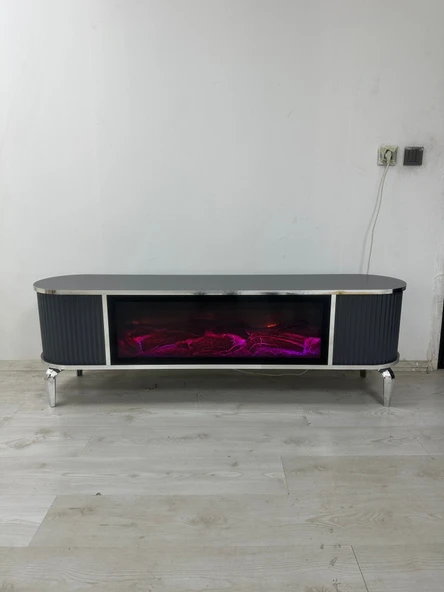 Şömineli Tv sehpası - Resim 2