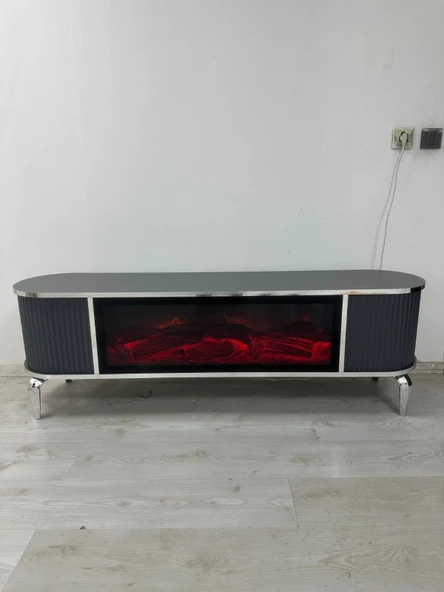 Şömineli Tv sehpası - Resim 3