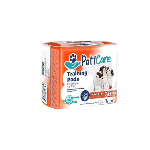 PatiCare Köpek Eğitim Pedi 60*90 Cm 30'lu Turuncu ürün görseli 1