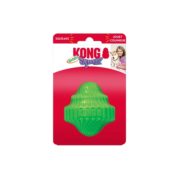 Kong Squeezz Orbitz Dönen Daire Şeklinde Köpek Oyuncağı S/M ürün görseli 1