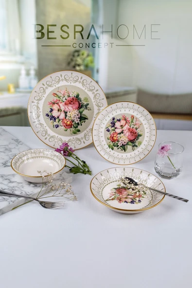 BESRAAVM LUXE BLOOM SET YEMEK TAKIMI ürün görseli 1
