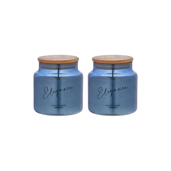 Selka Home - 380 Gr. Dream Ahşap Kapaklı Mum (İKİLİ) ürün görseli 1