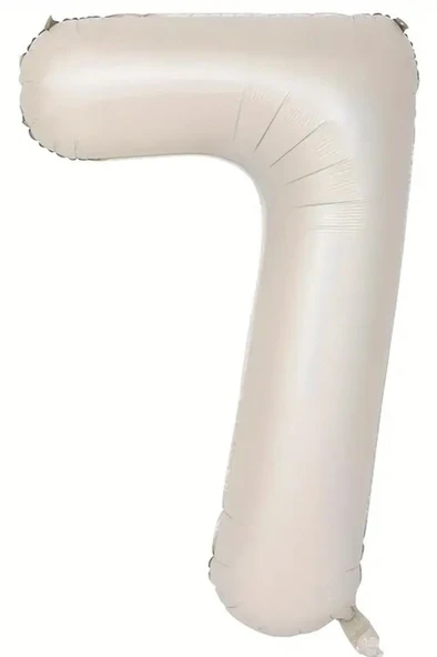 Beysüs Krem Rengi 7 Rakam Folyo Balon 80 cm ürün görseli 1
