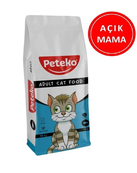 Peteko Balıklı Kedi Maması 1 Kg AÇIK ürün görseli 1