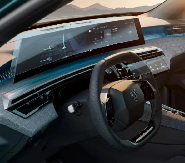 Yeni Peugeot 3008 GT 5008 GT 21" Panaromik Ekran ve i-Toggles Uyumlu Set 9H Nano Ekran Koruyucu ürün görseli 1