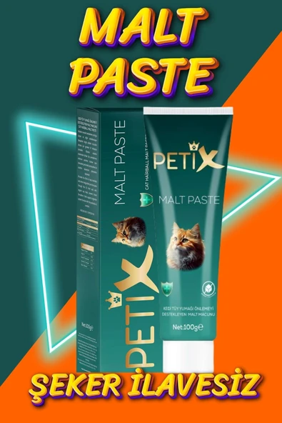 Petix Tüy Yumağı Önleyici Kedi Malt Macunu 100 gr ürün görseli 1