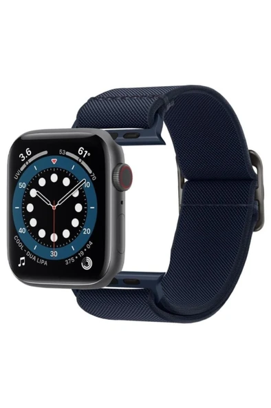 Spigen Apple Watch Serisi (41MM / 40MM / 38MM) Watch Kayış Kordon, Band Lite Fit Navy - Amp02291 ürün görseli 1