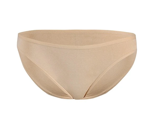 6 Adet Yıldız Bayan Ribana Bikini Külot Slip Ten 2124 ürün görseli 1