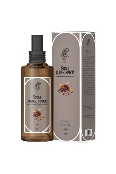 Rebul Dark Spice Kolonya Cam Şişe 100 ml ürün görseli 1