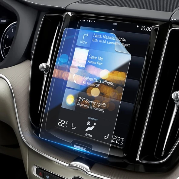 Volvo S90 2017-2024 Model 8.7 inç Multimedya ve Navigasyon Uyumlu 9H Nano Ekran Koruyucu ürün görseli 1