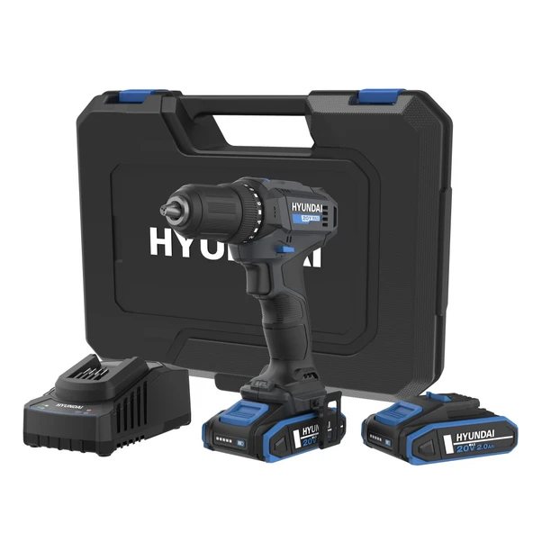 Hyundai DD20S-40 Akülü Matkap 40Nm Çantalı Set 2X2Ah ürün görseli 1