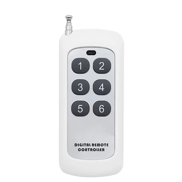 Alkatronik 433Mhz Kablosuz Uzaktan Kumanda 6 Buton Teleskopik Anten Garaj Otomatik Kapı Kepenk Bariyer Alarm ürün görseli 1