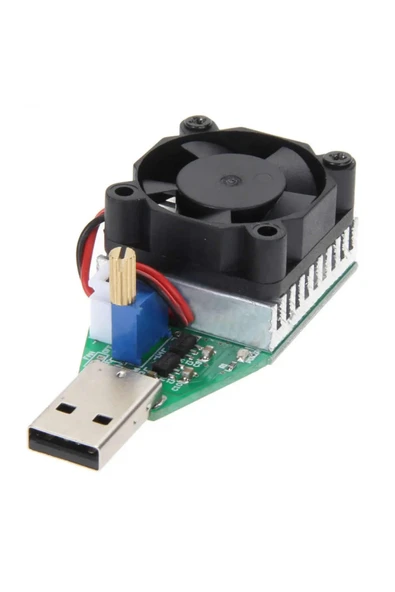 Alkatronik Usb 15W 3.7V 13V 0.15A/3.0A Elektronik Yük/Deşarj Kartı Fan Soğutuculu Pil Akü Kapasite Deşarj Test ürün görseli 1