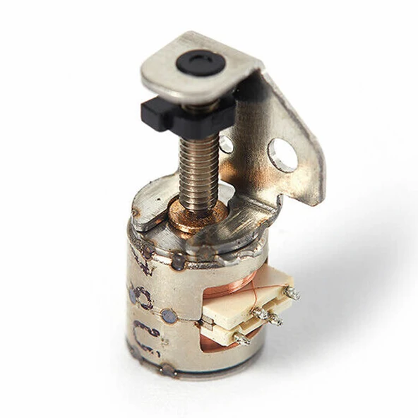 Alkatronik Micro Step Motor Slider Mini Micro İki Fazlı Dört Telli Minyatür Kayar Vidalı Step Motor ürün görseli 1