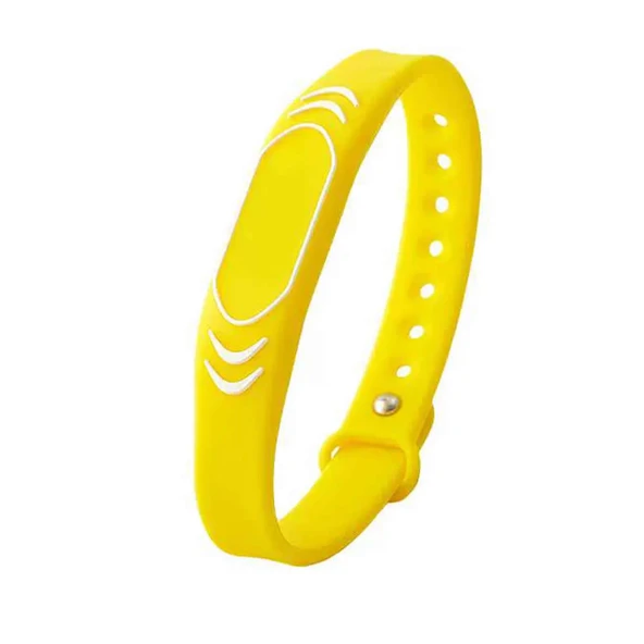 Alkatronik 125Khz Rfid Manyetik Bileklik Mavi Su Geçirmez Silikon Proximity Göstergeç 125 Khz Kapı Geçiş Perso ürün görseli 1