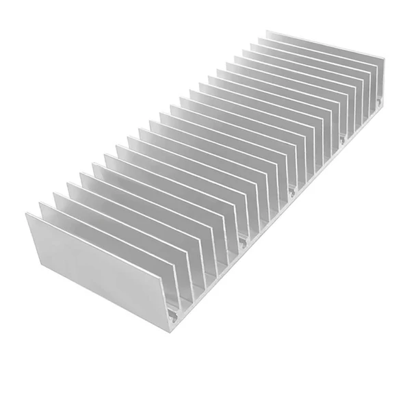 Alkatronik 15cm x 6cm x 2.5cm Alüminyum Metal Soğutucu Blok Radyatör Peltier Isı Düşürücü Amfi Led Entegre ürün görseli 1